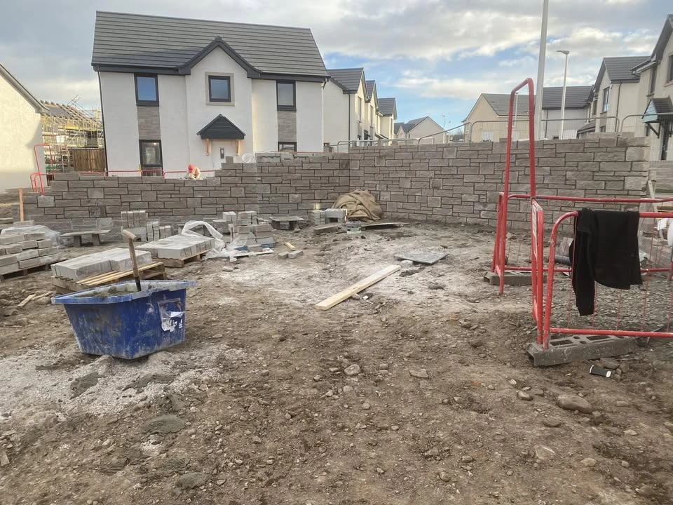 Stone Retaining Wall